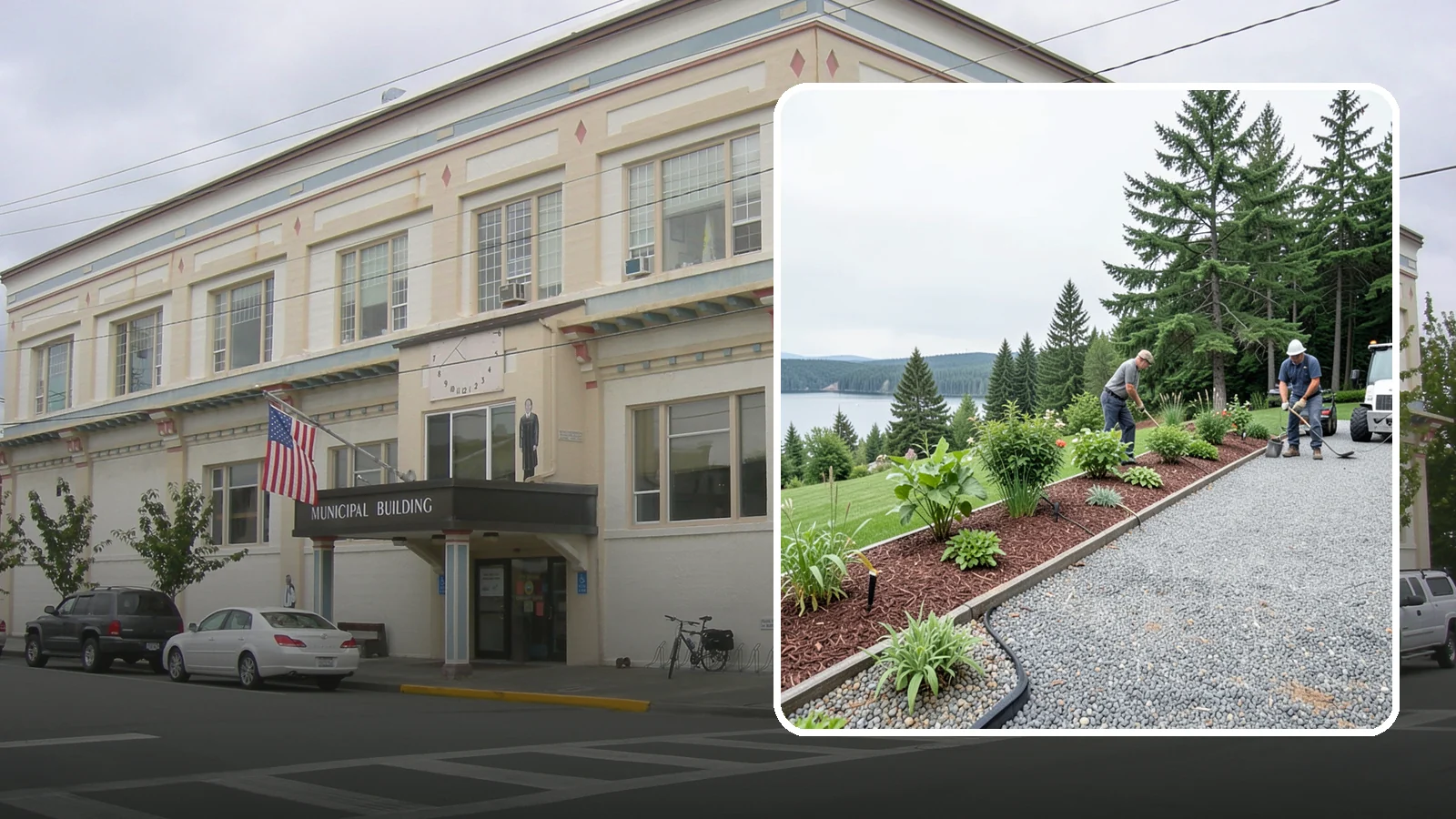 Pea Gravel Installation in Anacortes, Skagit County, WA - Smooth, rounded 3/8-inch stone that gives Puget Sound pathways and patios a soft, walkable finish.