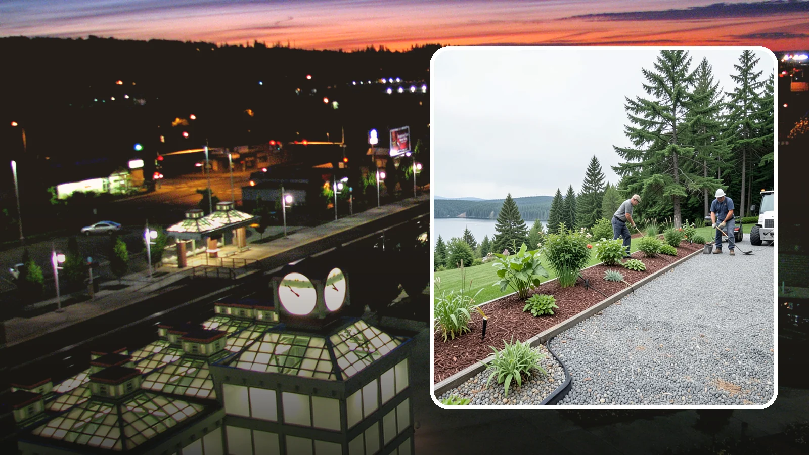 Pea Gravel Installation in Auburn, King County, WA - Smooth, rounded 3/8-inch stone that gives Puget Sound pathways and patios a soft, walkable finish.