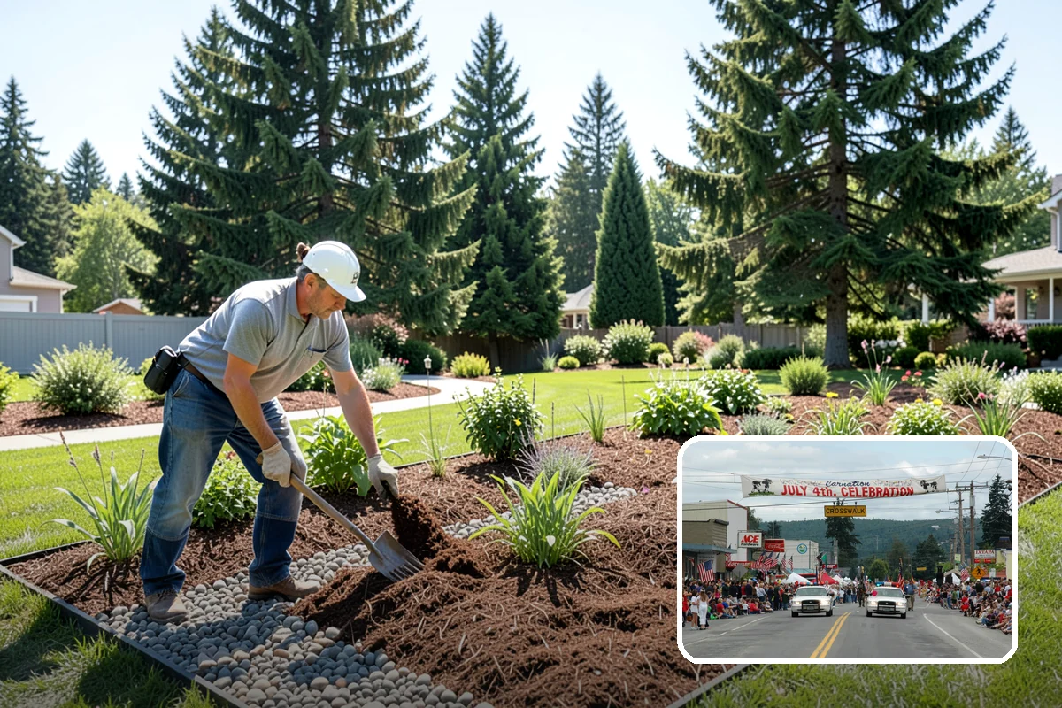 Pea Gravel Installation in Carnation, King County, WA - Comfortable, barefoot-friendly surface for patios and paths