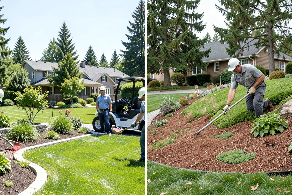 Pea Gravel Installation in Clyde Hill, King County, WA - Grade and slope the area for positive drainage away from structures
