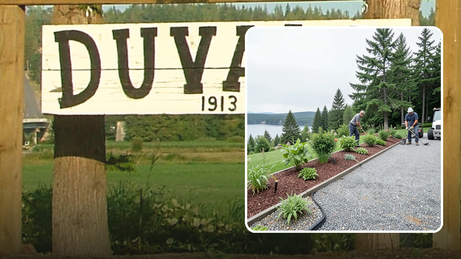 Pea Gravel Installation in Duvall, King County, WA - Smooth, rounded 3/8-inch stone that gives Puget Sound pathways and patios a soft, walkable finish.