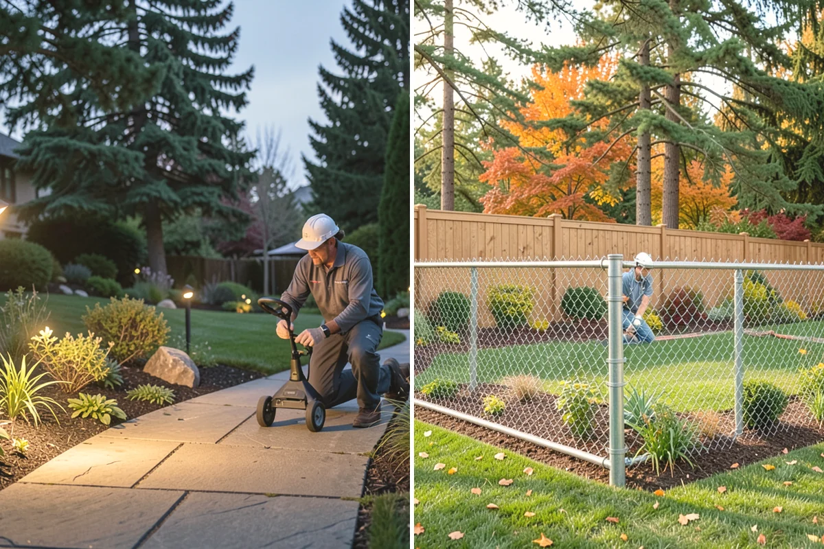 Pea Gravel Installation in Edgewood, Pierce County, WA - Grade and slope the area for positive drainage away from structures