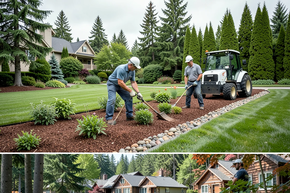 Pea Gravel Installation in Edgewood, Pierce County, WA - Pea gravel installs well year-round here, though drier late-spring through early-fall days make base compaction and grading far...