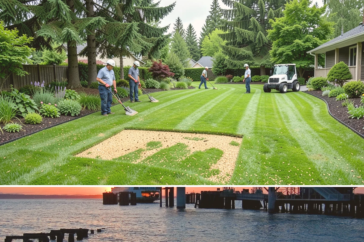 Pea Gravel Installation in Edmonds, Snohomish County, WA - Pea gravel installs well year-round here, though drier late-spring through early-fall days make base compaction and grading far...