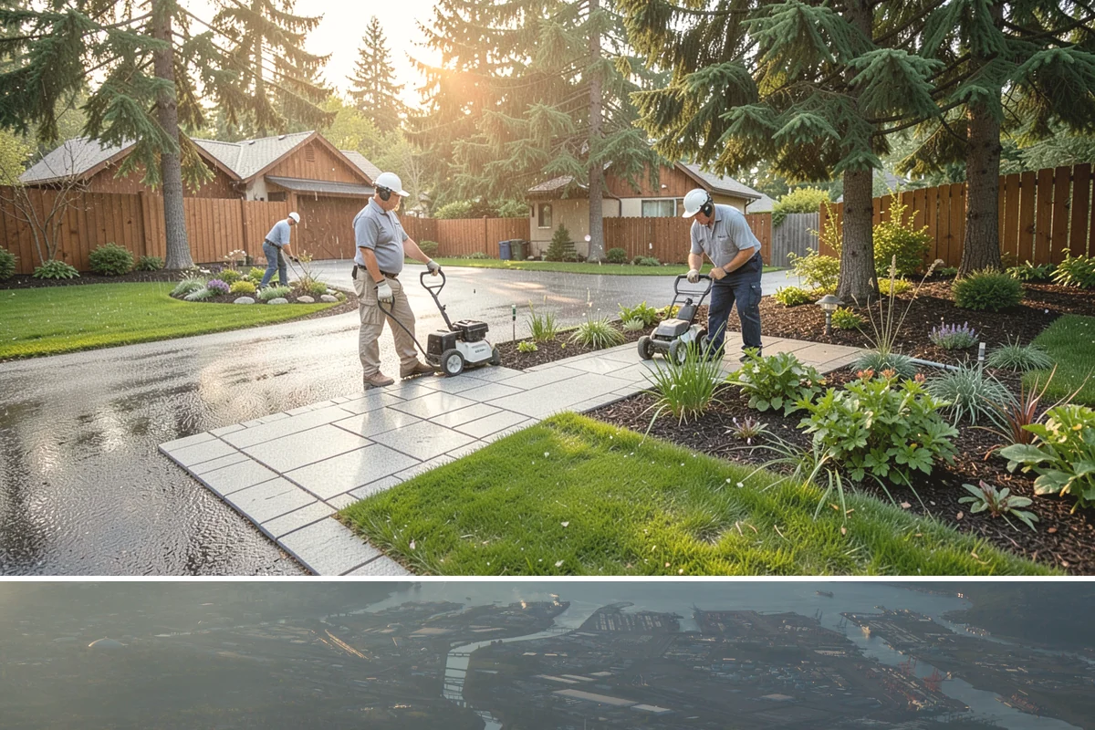 Pea Gravel Installation in Fife, Pierce County, WA - Pea gravel installs well year-round here, though drier late-spring through early-fall days make base compaction and grading far...