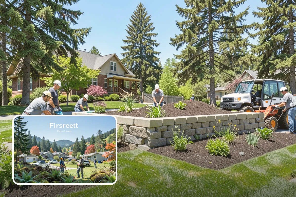 Pea Gravel Installation in Fircrest, Pierce County, WA - Comfortable, barefoot-friendly surface for patios and paths