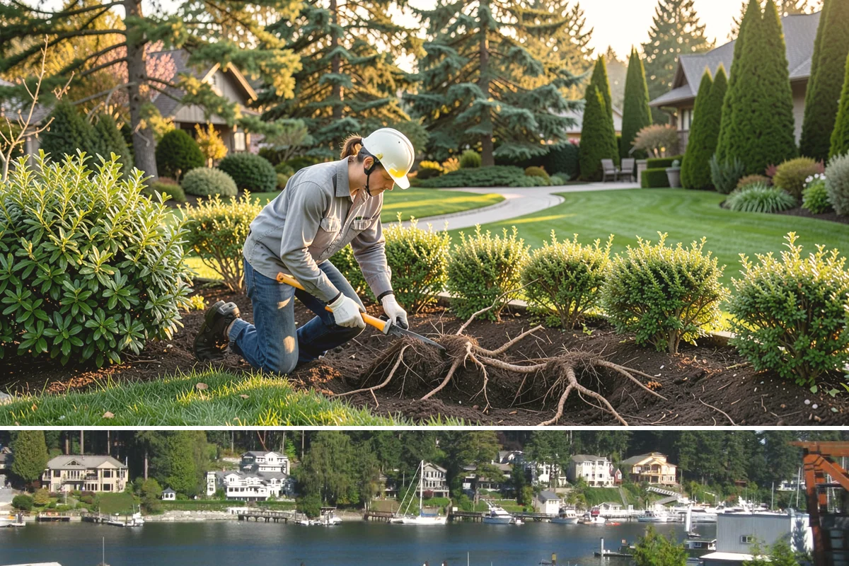 Pea Gravel Installation in Gig Harbor, Pierce County, WA - Pea gravel installs well year-round here, though drier late-spring through early-fall days make base compaction and grading far...