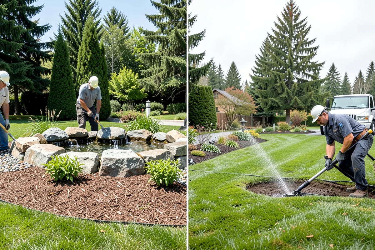Pea Gravel Installation in Kenmore, King County, WA - Grade and slope the area for positive drainage away from structures