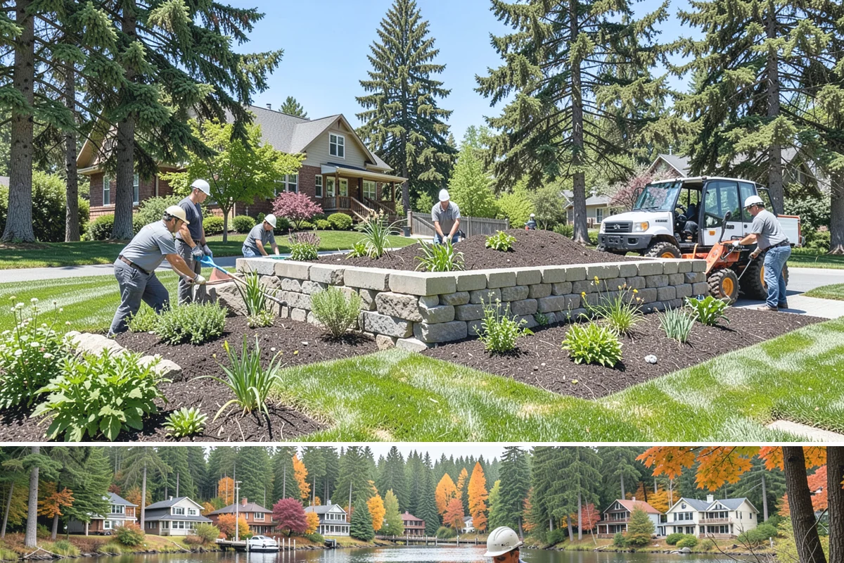 Pea Gravel Installation in La Conner, Skagit County, WA - Pea gravel installs well year-round here, though drier late-spring through early-fall days make base compaction and grading far...