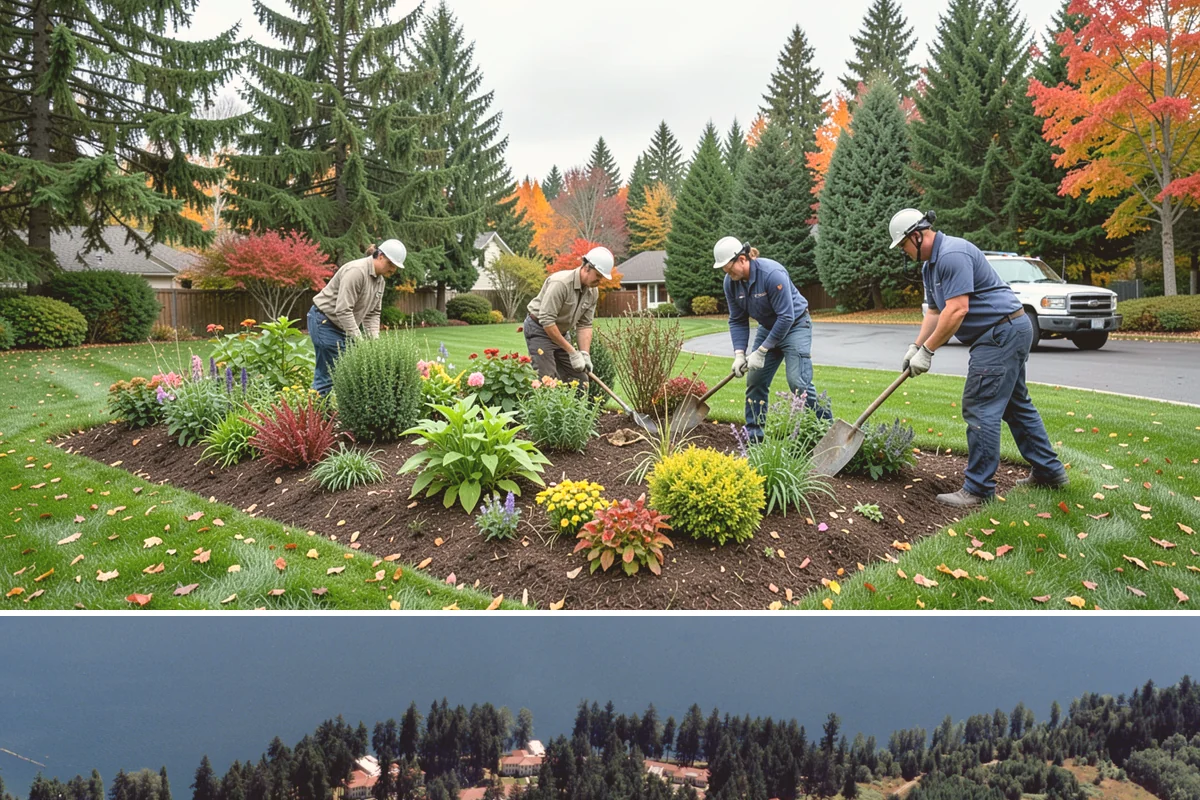 Pea Gravel Installation in Lakewood, Pierce County, WA - Pea gravel installs well year-round here, though drier late-spring through early-fall days make base compaction and grading far...