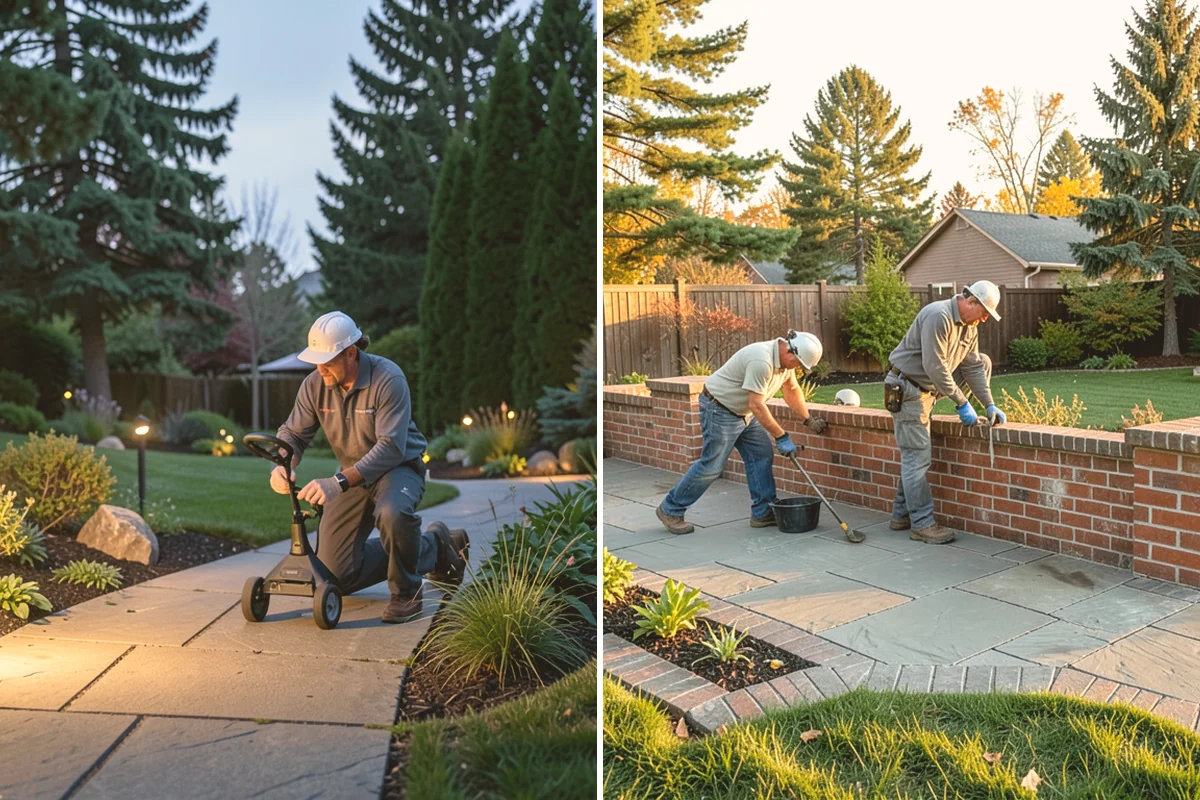 Pea Gravel Installation in Langley, Island County, WA - Grade and slope the area for positive drainage away from structures