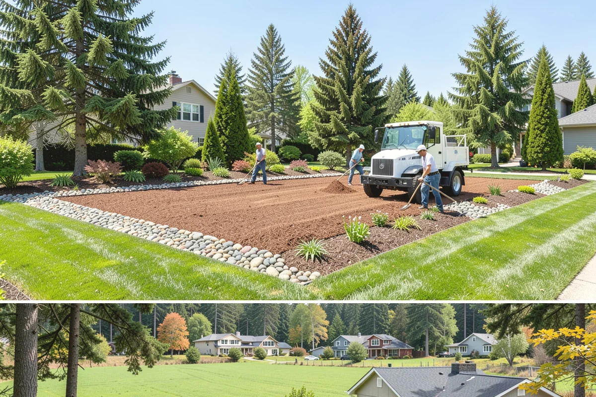 Pea Gravel Installation in Lyman, Skagit County, WA - Pea gravel installs well year-round here, though drier late-spring through early-fall days make base compaction and grading far...