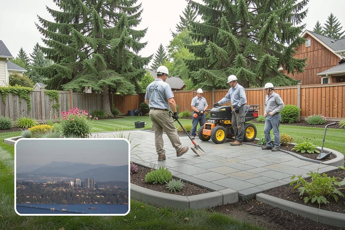 Pea Gravel Installation in Medina, King County, WA - Comfortable, barefoot-friendly surface for patios and paths