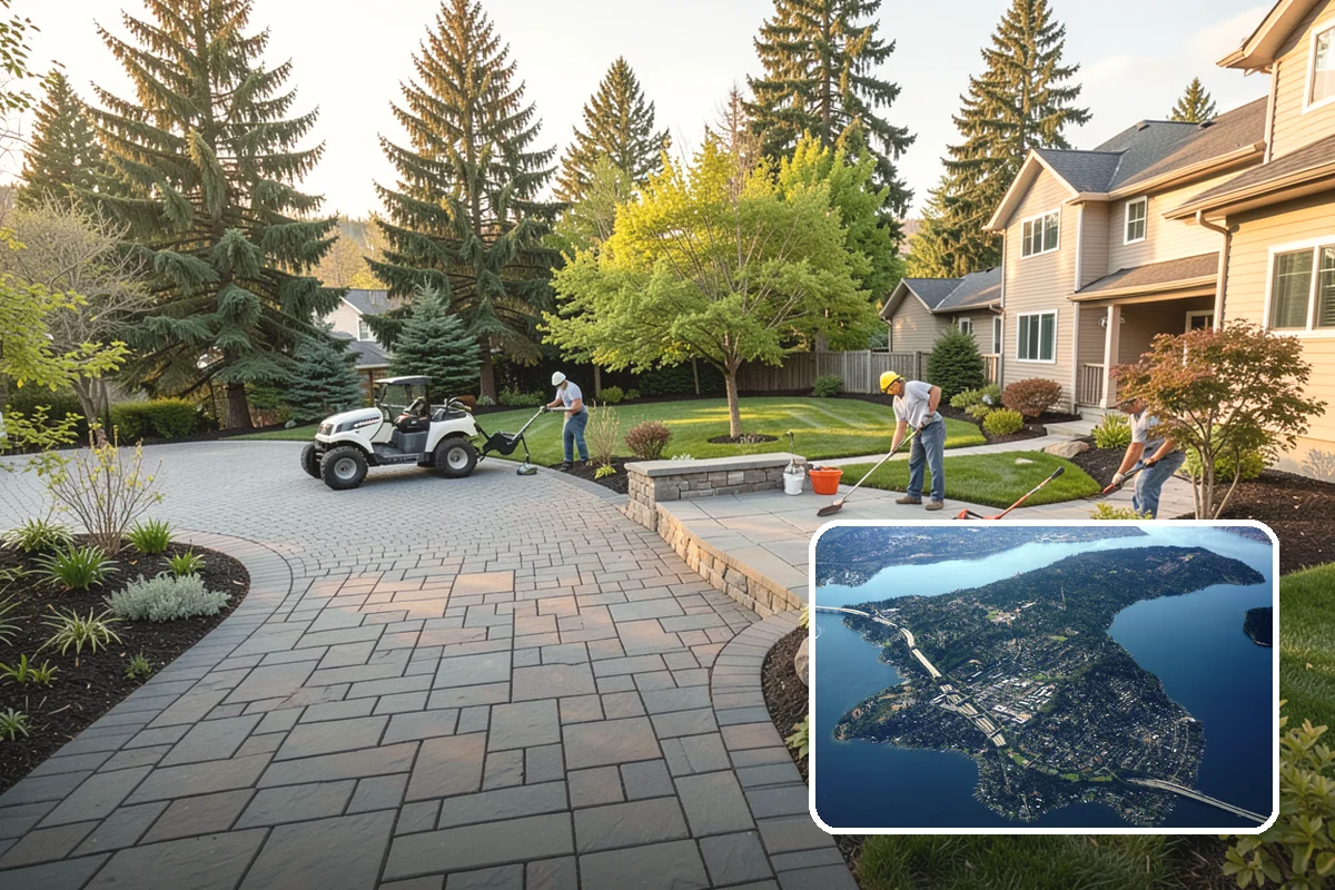 Pea Gravel Installation in Mercer Island, King County, WA - Comfortable, barefoot-friendly surface for patios and paths