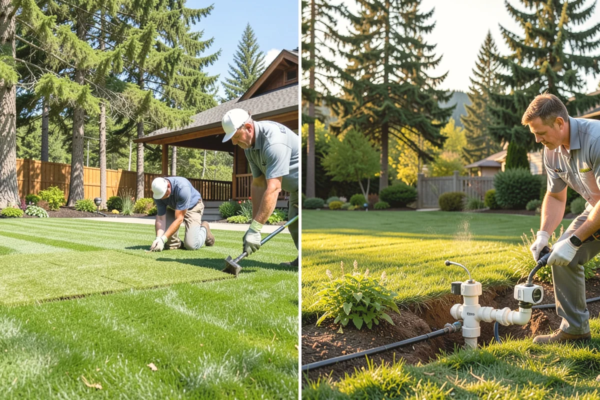 Pea Gravel Installation in Mill Creek, Snohomish County, WA - Grade and slope the area for positive drainage away from structures