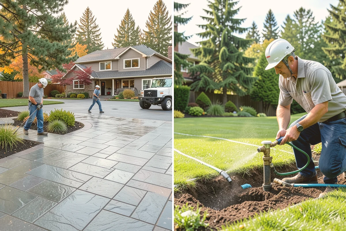 Pea Gravel Installation in Mount Vernon, Skagit County, WA - Grade and slope the area for positive drainage away from structures