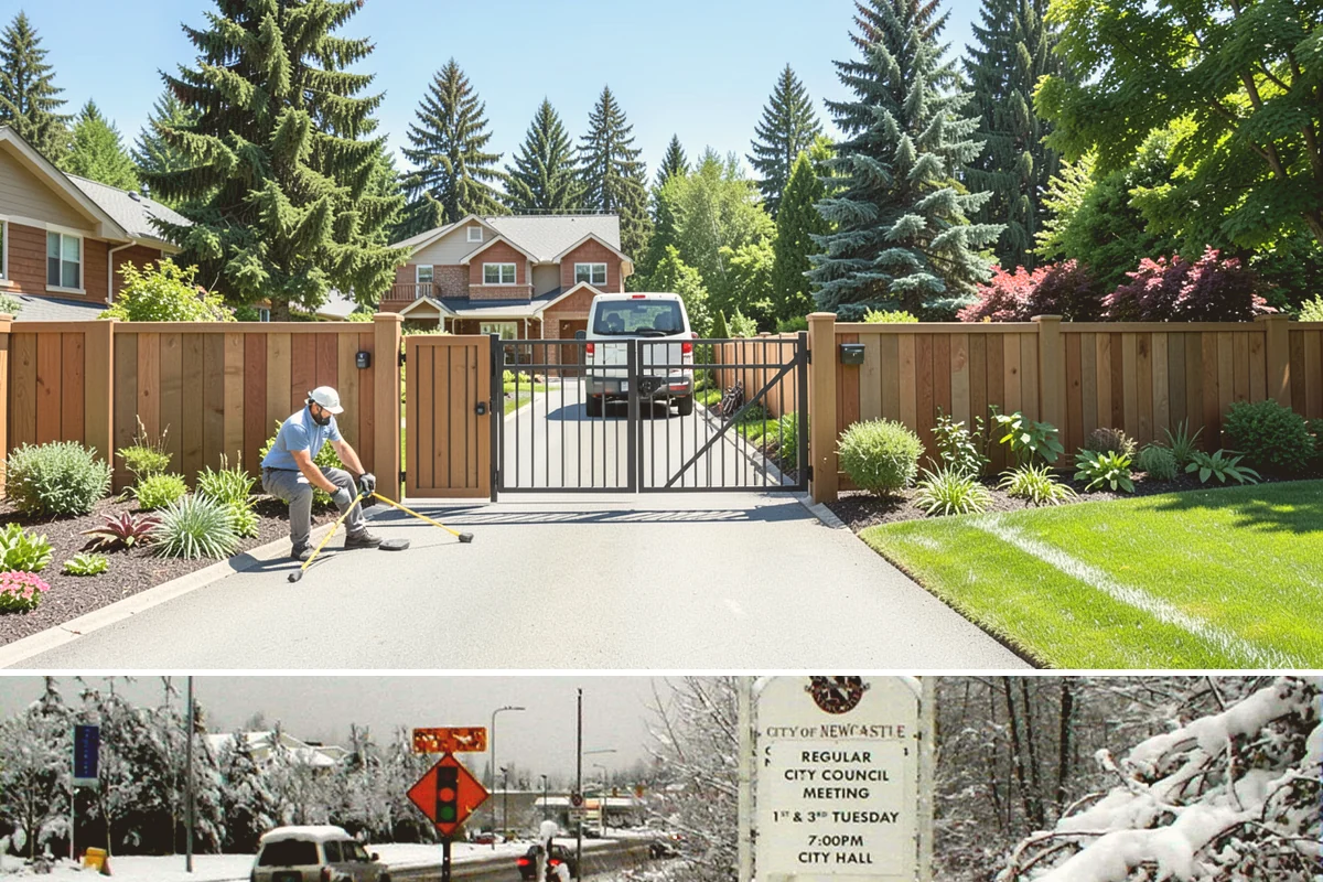 Pea Gravel Installation in Newcastle, King County, WA - Pea gravel installs well year-round here, though drier late-spring through early-fall days make base compaction and grading far...
