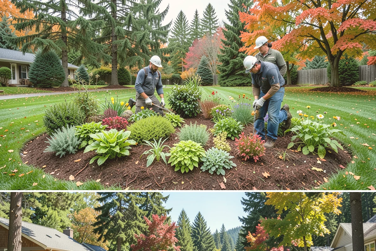 Pea Gravel Installation in Orting, Pierce County, WA - Pea gravel installs well year-round here, though drier late-spring through early-fall days make base compaction and grading far...