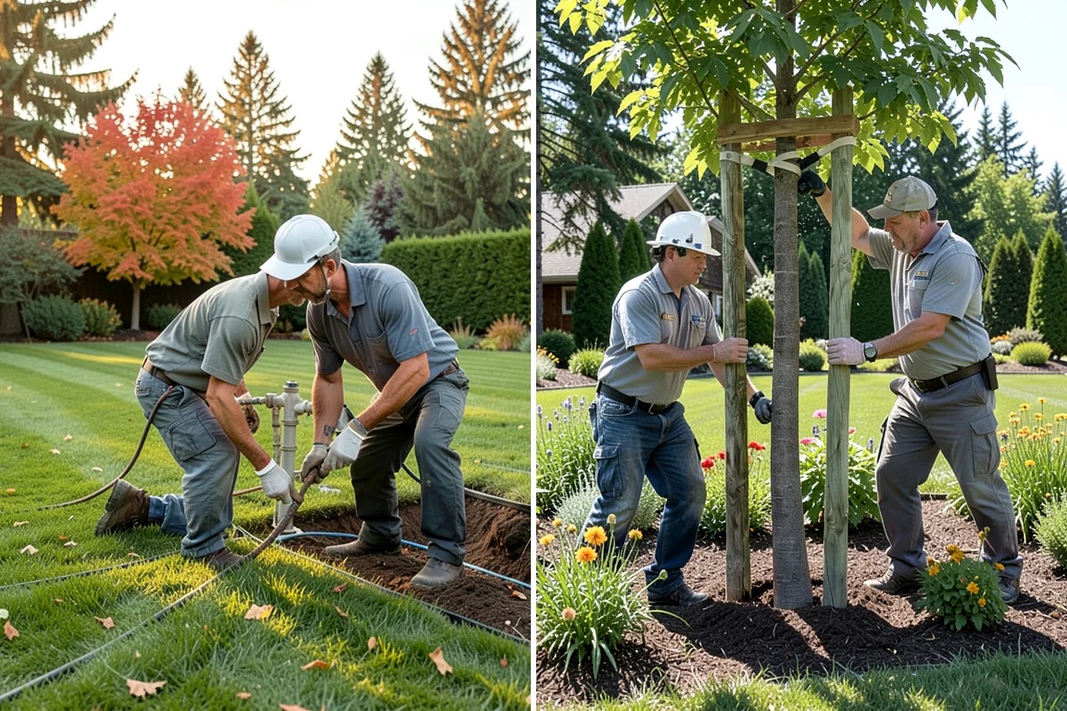 Pea Gravel Installation in Puyallup, Pierce County, WA - Grade and slope the area for positive drainage away from structures