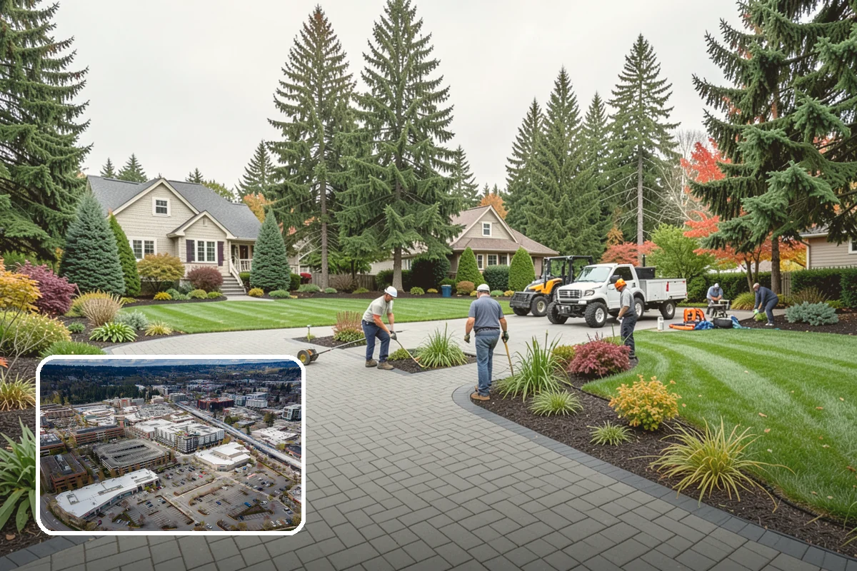 Pea Gravel Installation in Redmond, King County, WA - Comfortable, barefoot-friendly surface for patios and paths