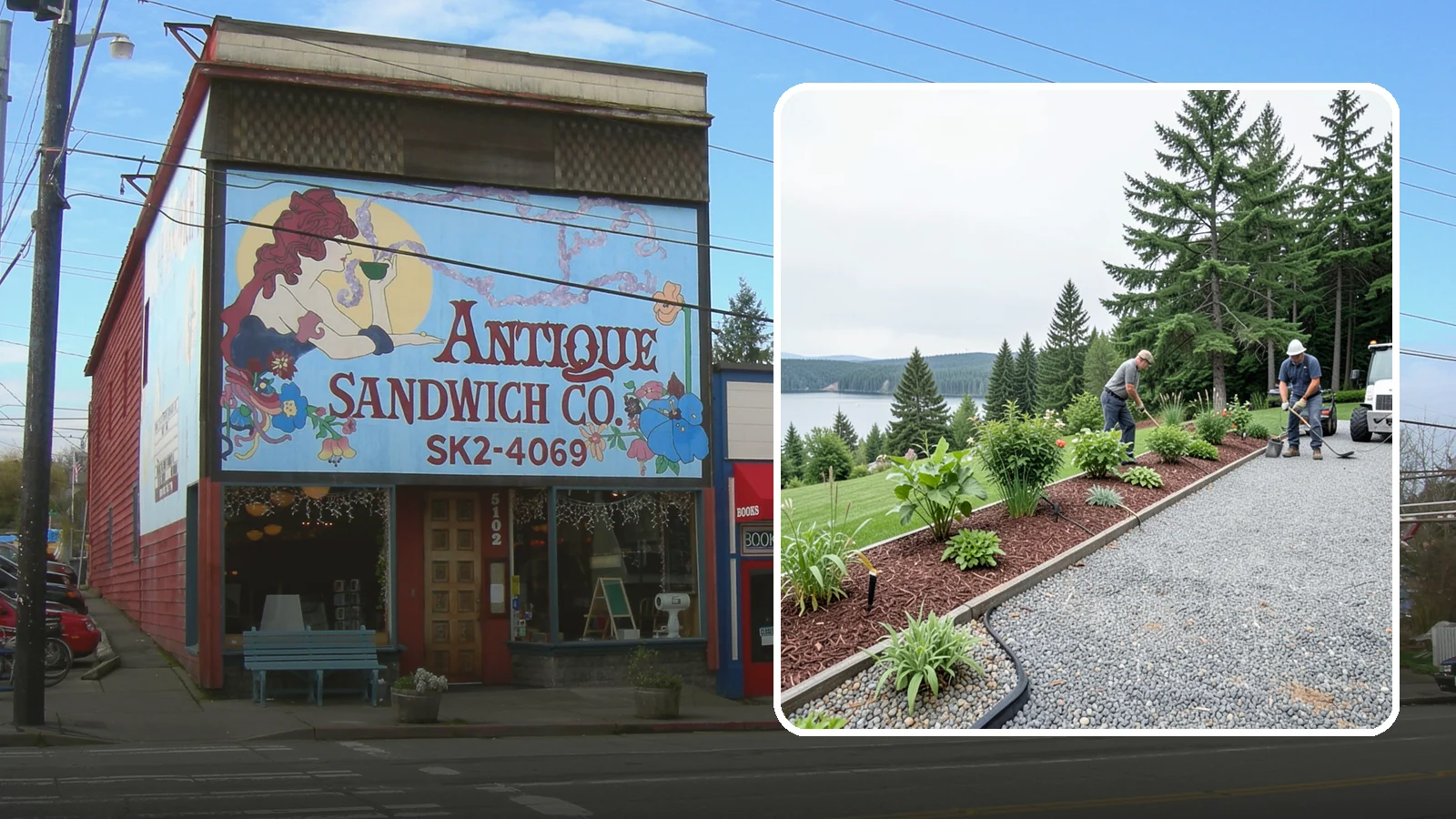 Pea Gravel Installation in Ruston, Pierce County, WA - Smooth, rounded 3/8-inch stone that gives Puget Sound pathways and patios a soft, walkable finish.