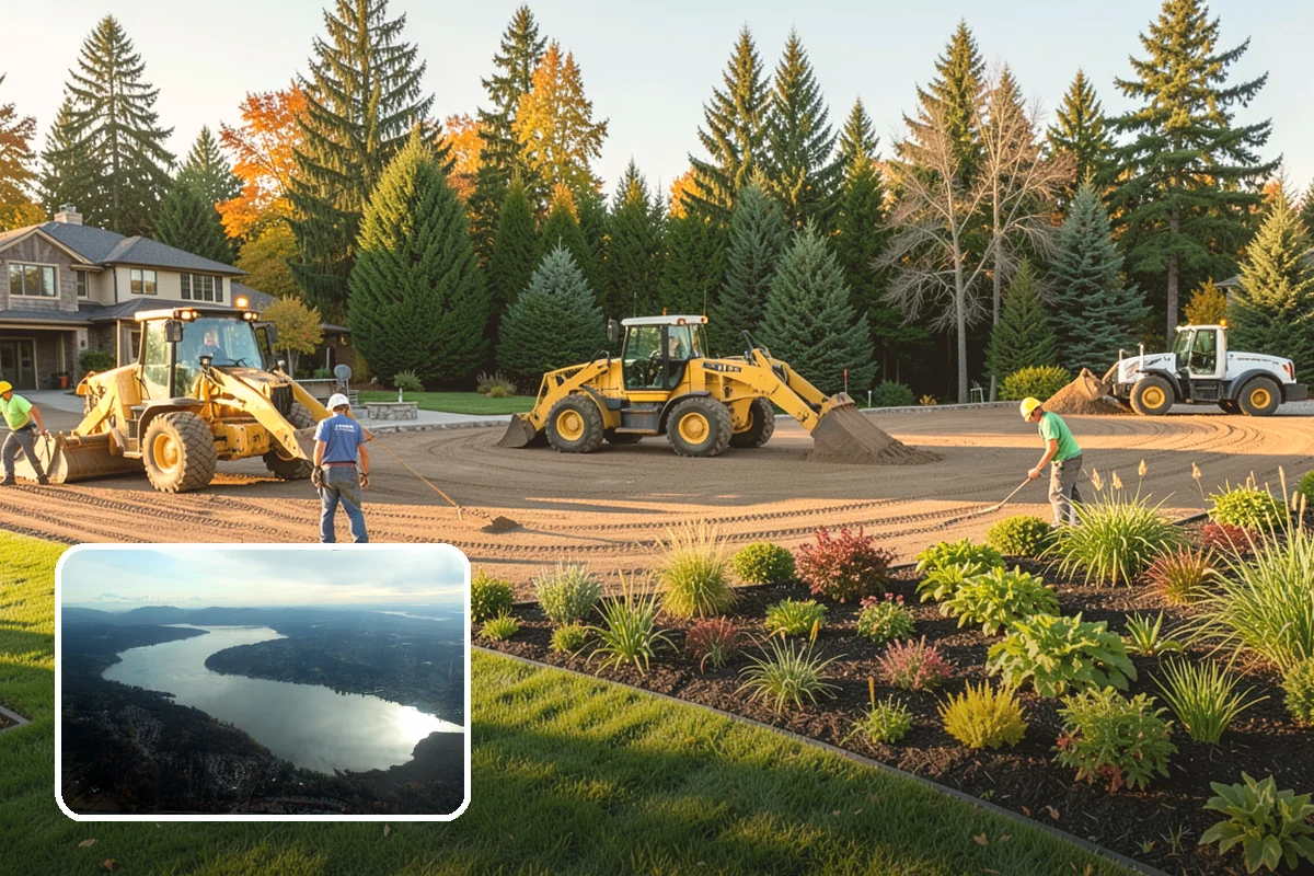 Pea Gravel Installation in Sammamish, King County, WA - Comfortable, barefoot-friendly surface for patios and paths