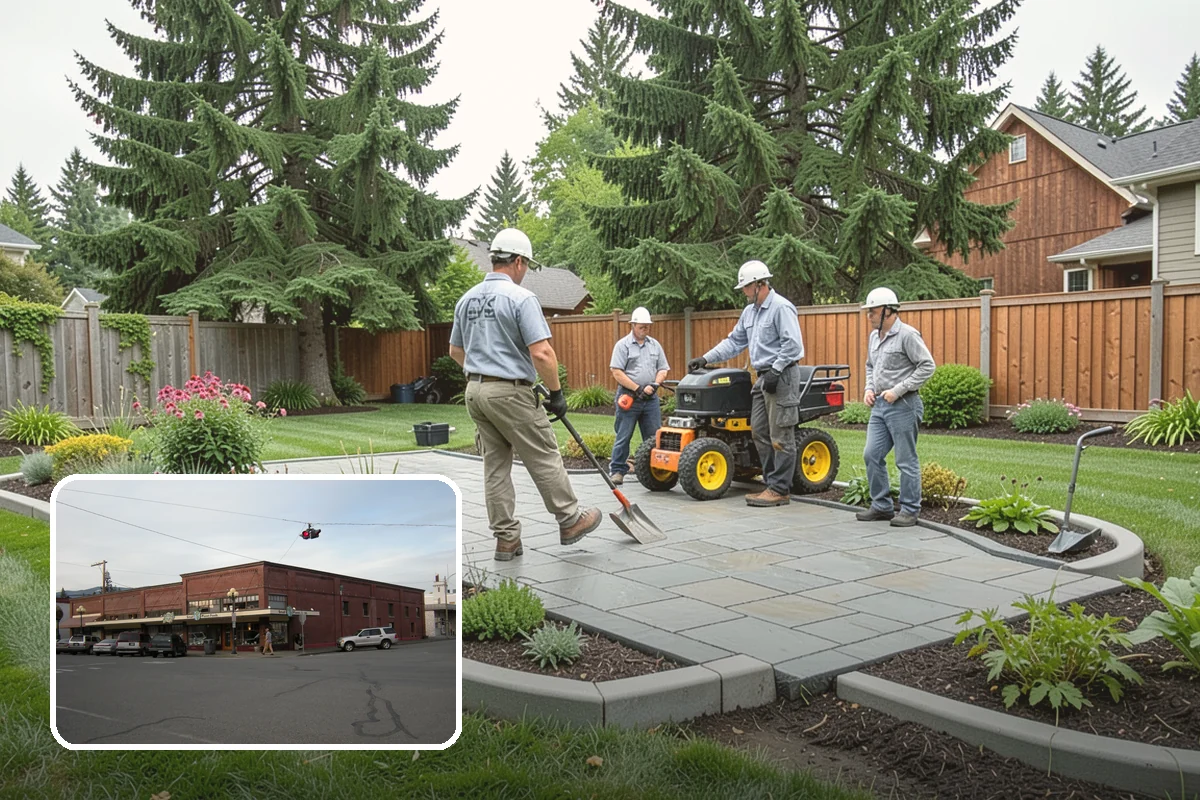 Pea Gravel Installation in Sedro-Woolley, Skagit County, WA - Comfortable, barefoot-friendly surface for patios and paths