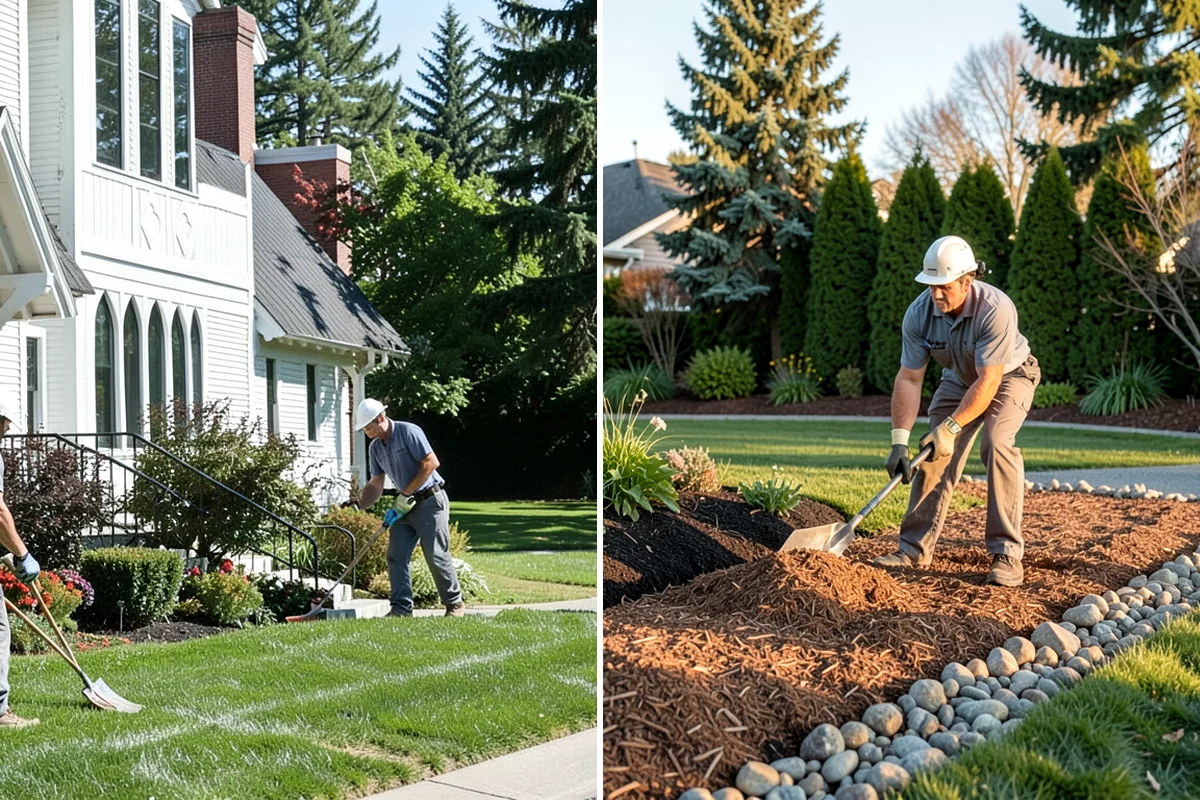 Pea Gravel Installation in Sedro-Woolley, Skagit County, WA - Grade and slope the area for positive drainage away from structures