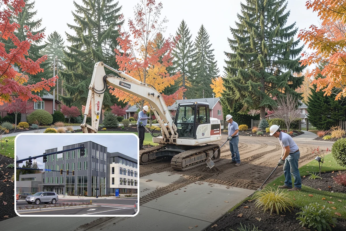 Pea Gravel Installation in Shoreline, King County, WA - Comfortable, barefoot-friendly surface for patios and paths