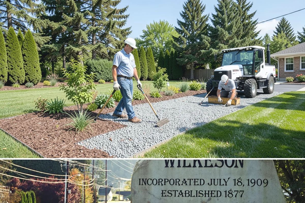 Pea Gravel Installation in Wilkeson, Pierce County, WA - Pea gravel installs well year-round here, though drier late-spring through early-fall days make base compaction and grading far...