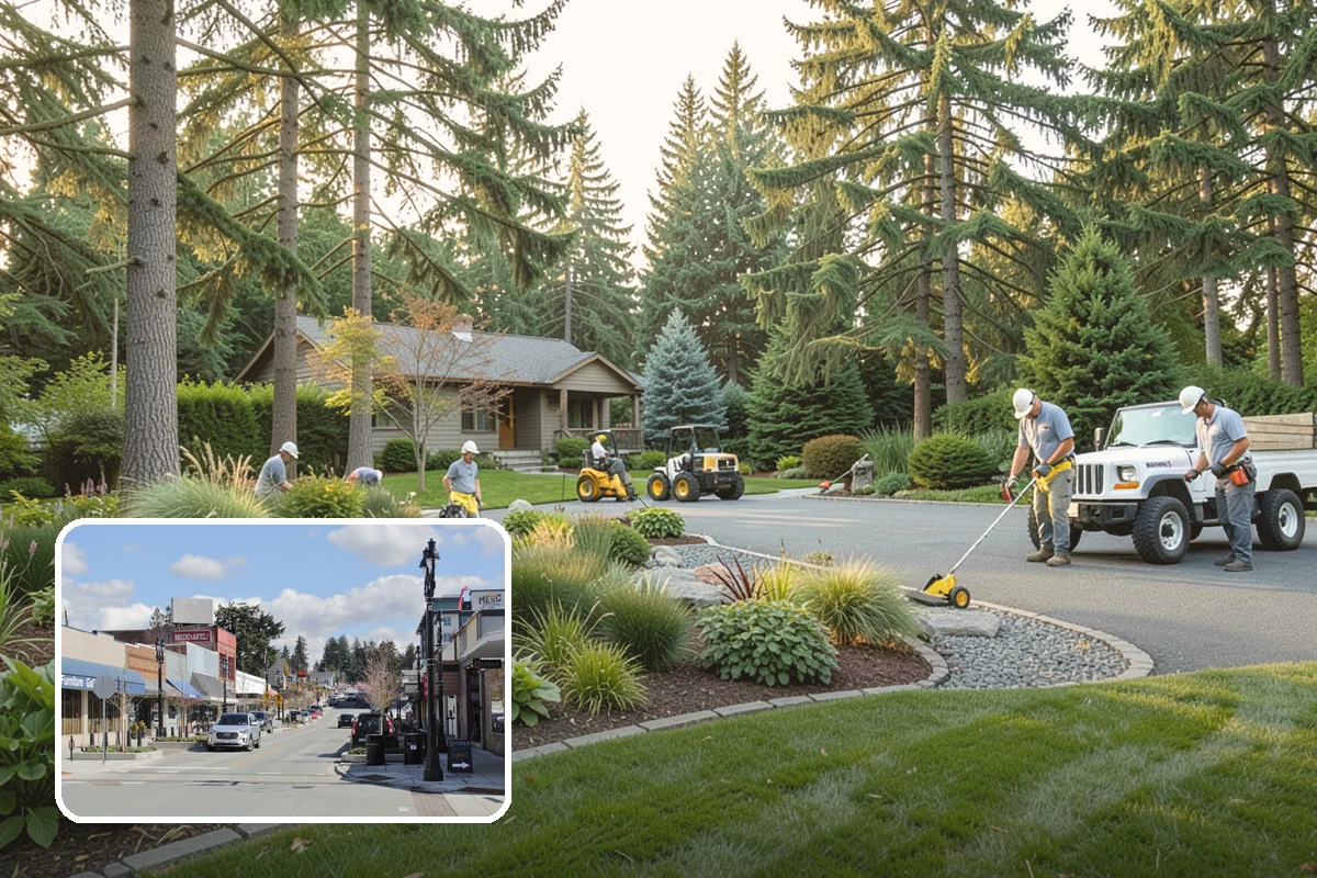 Pear Tree Pruning in Bothell, King County, WA - Opens congested, upright growth