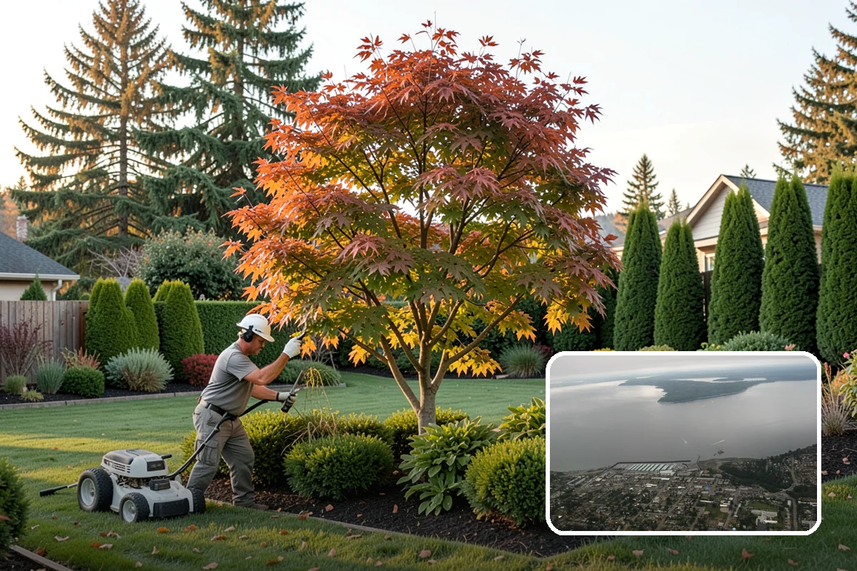 Pear Tree Pruning in Des Moines, King County, WA - Opens congested, upright growth
