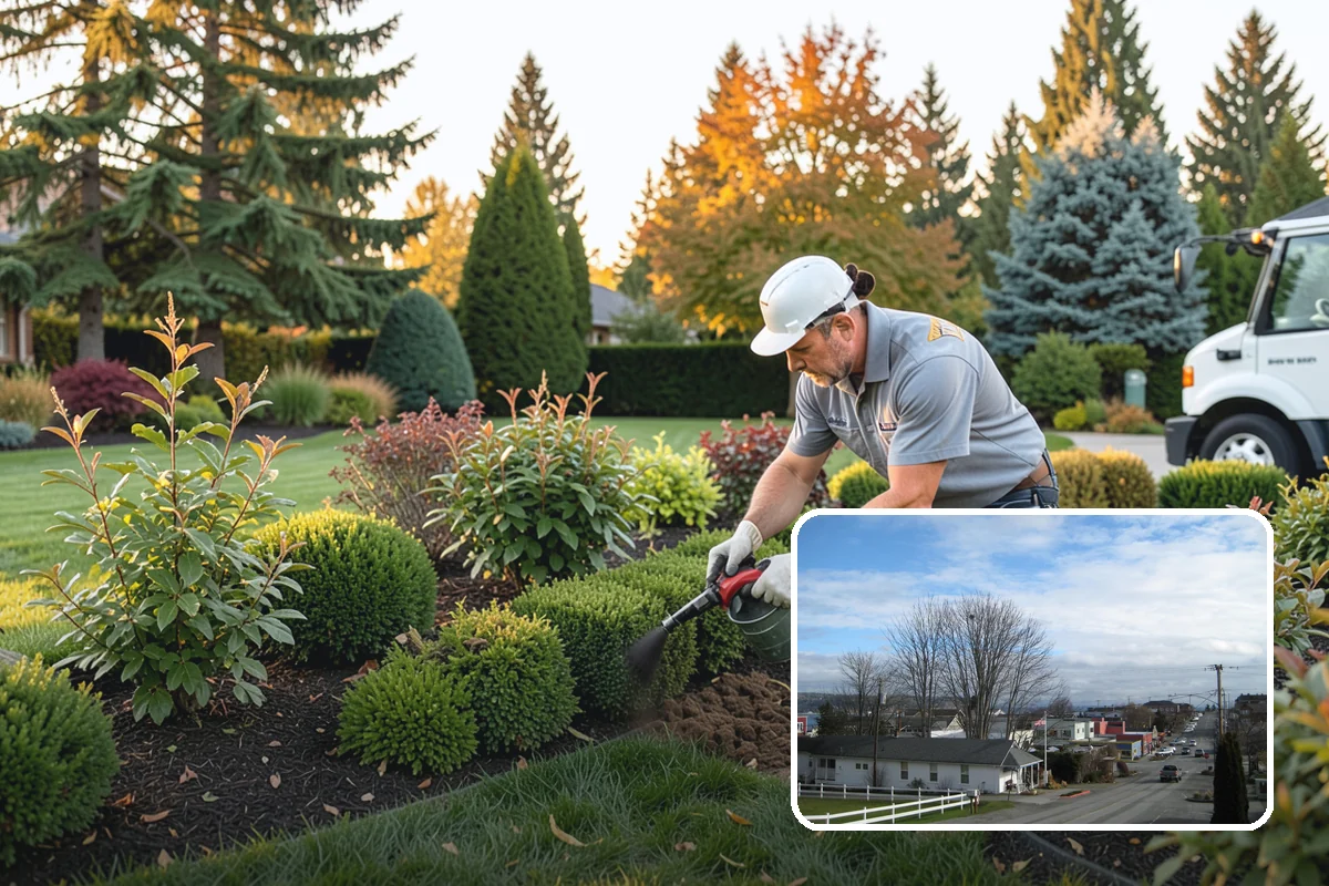 Pear Tree Pruning in Langley, Island County, WA - Opens congested, upright growth