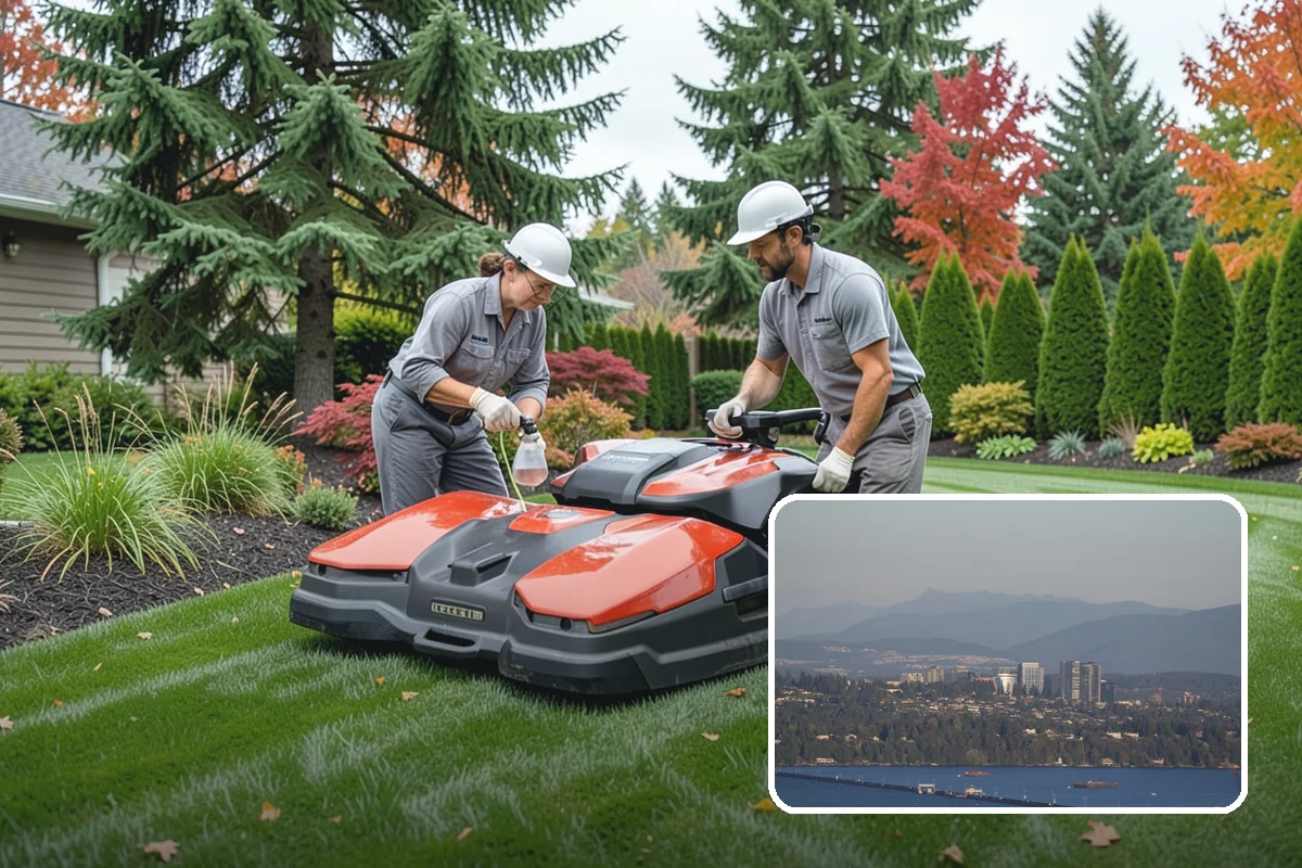 Pear Tree Pruning in Medina, King County, WA - Opens congested, upright growth