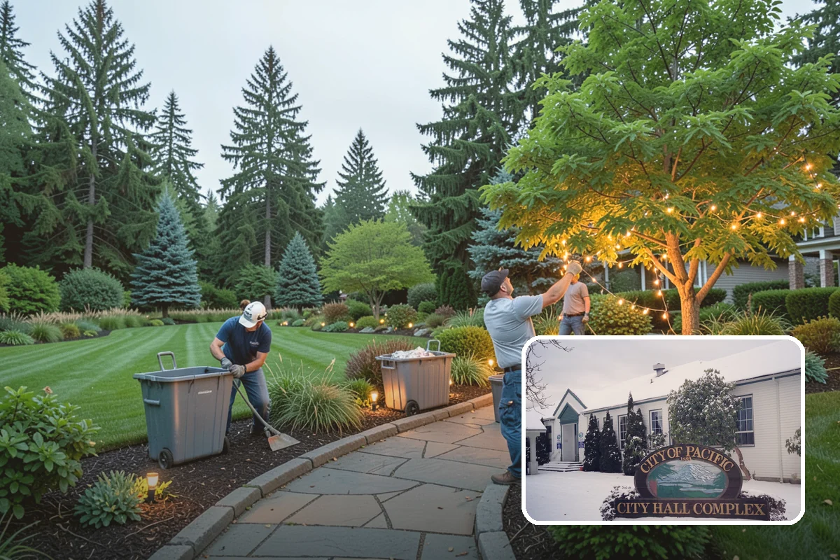 Pear Tree Pruning in Pacific, King County, WA - Opens congested, upright growth