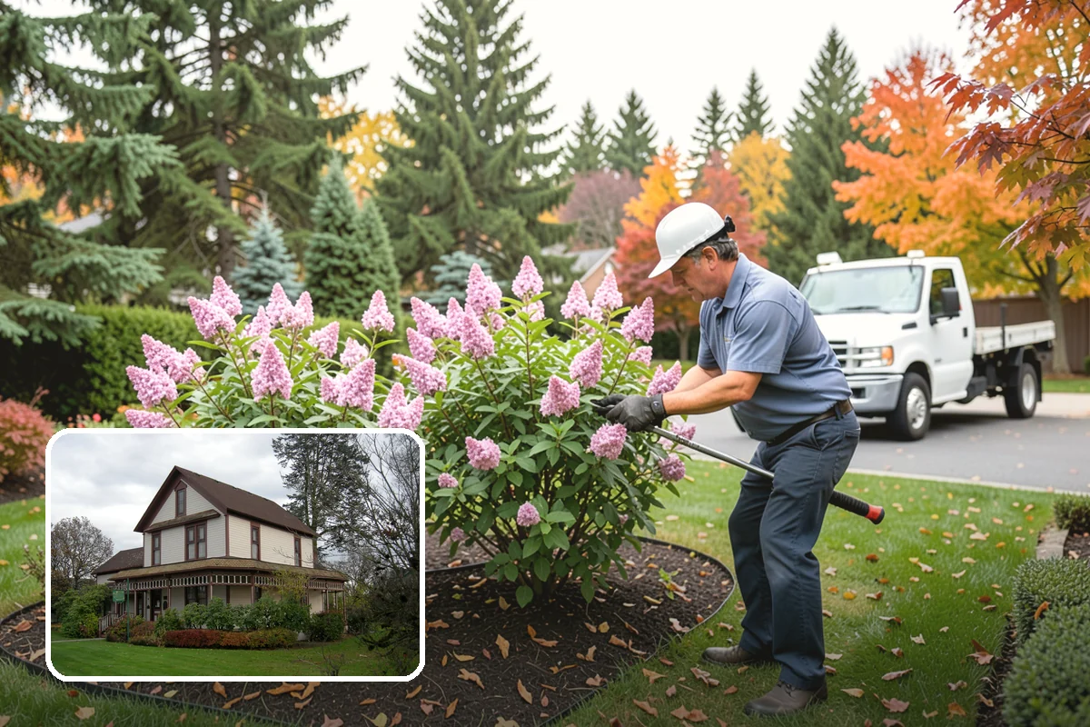 Pear Tree Pruning in Sumner, Pierce County, WA - Opens congested, upright growth