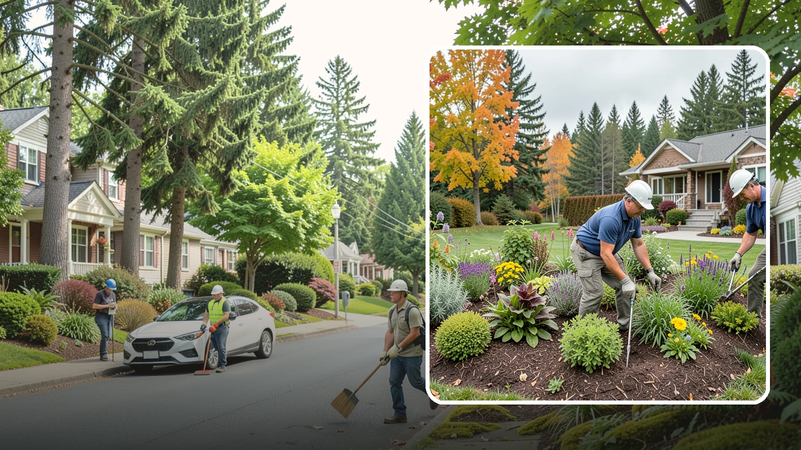 Perennial Planting in Beaux Arts Village, King County, WA - Long-lived perennials that return and fill in year after year for lasting, low-cost color.