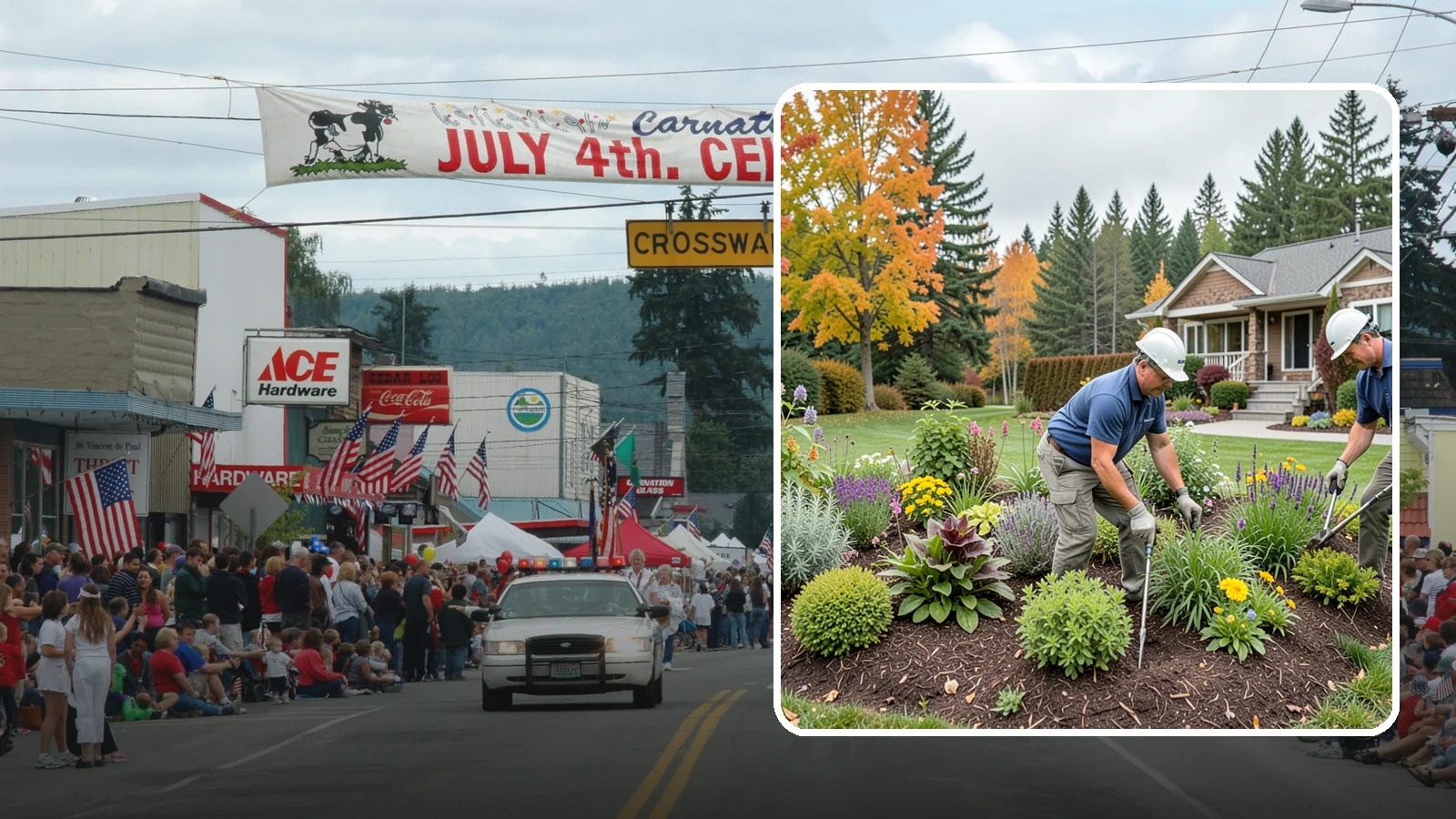 Perennial Planting in Carnation, King County, WA - Long-lived perennials that return and fill in year after year for lasting, low-cost color.