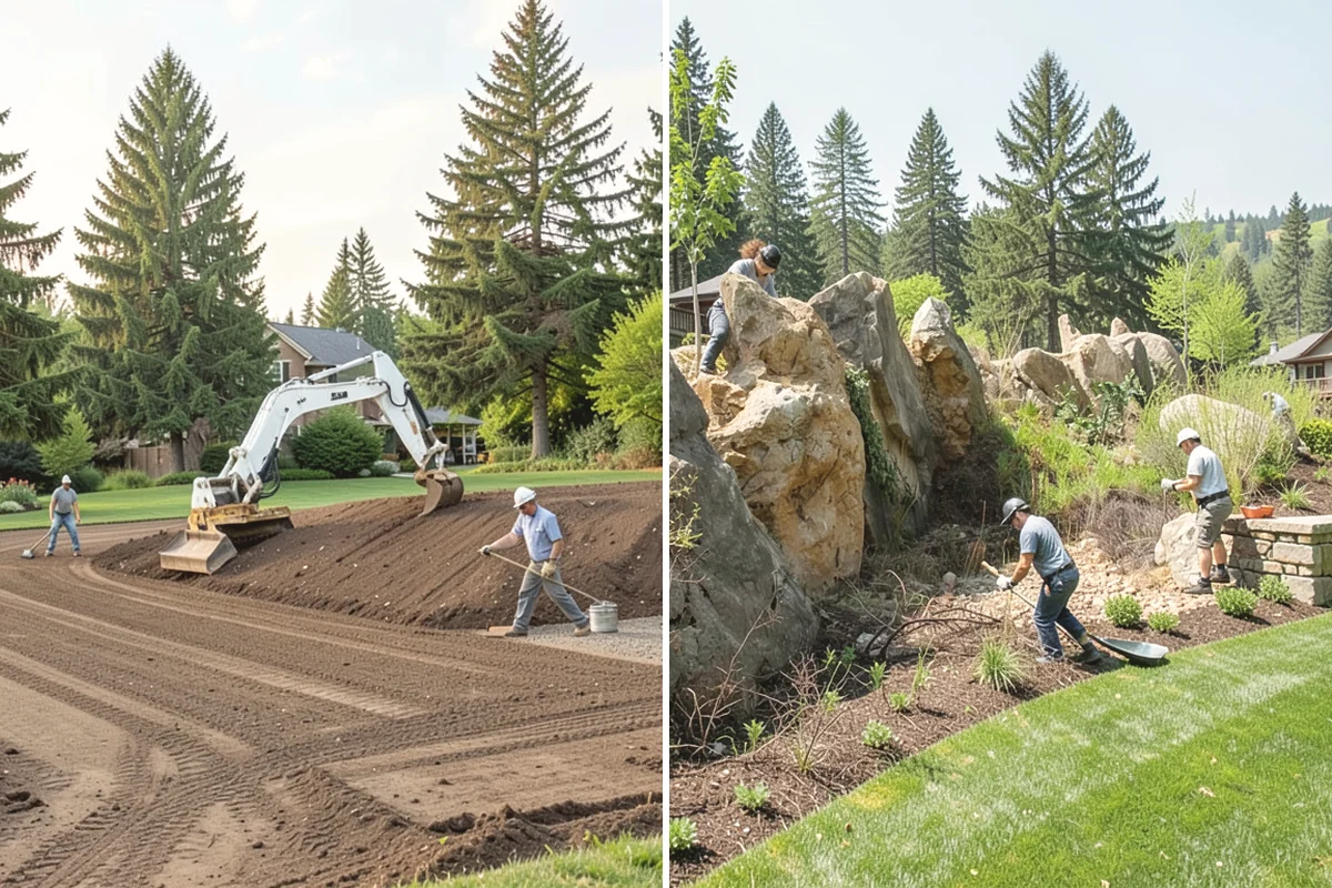Perennial Planting in Carnation, King County, WA - Select perennials for the site and bloom sequence