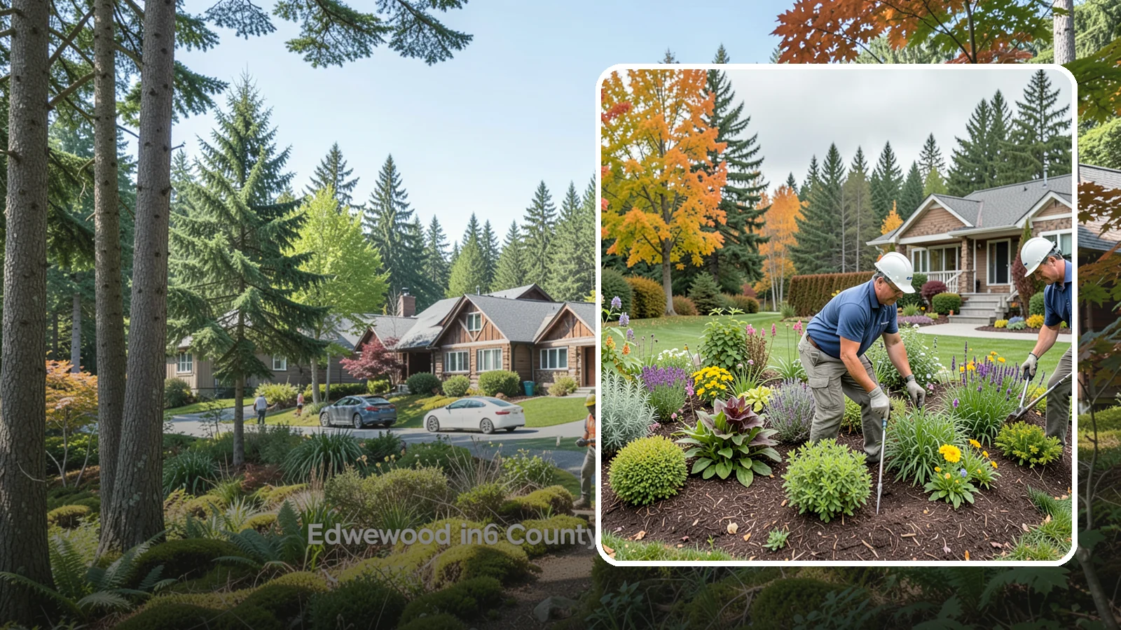 Perennial Planting in Edgewood, Pierce County, WA - Long-lived perennials that return and fill in year after year for lasting, low-cost color.
