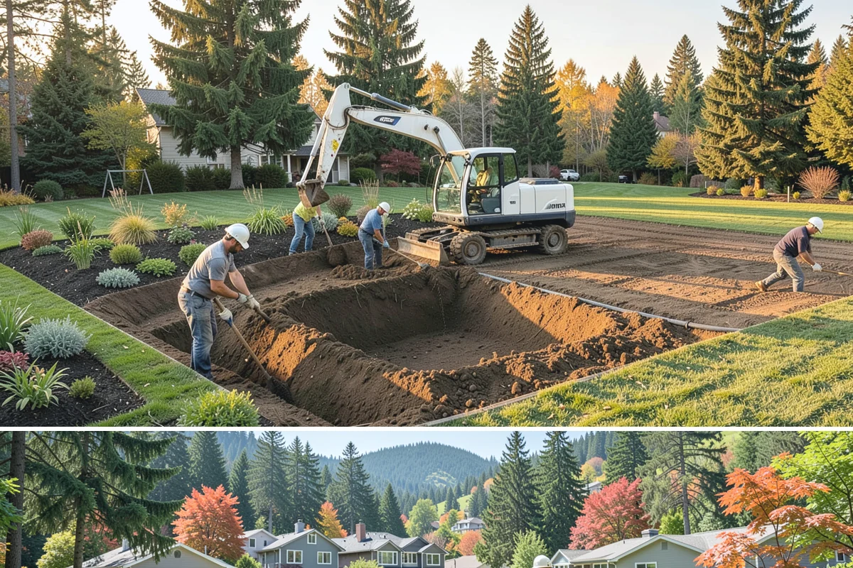 Perennial Planting in Fircrest, Pierce County, WA - Best planted in spring or fall so roots establish before summer heat or winter cold.