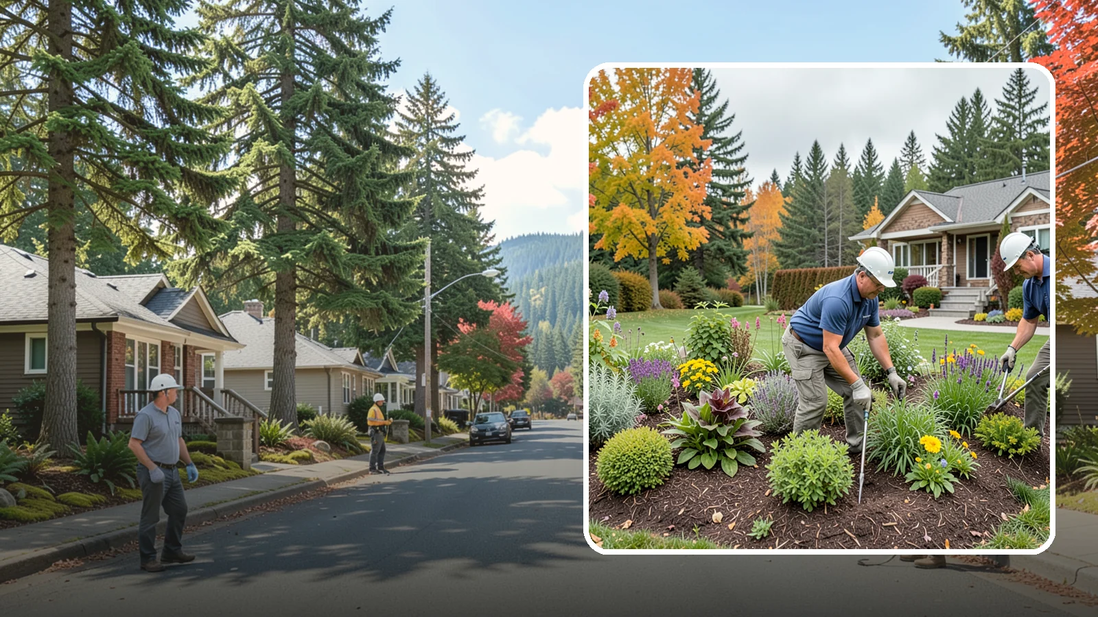 Perennial Planting in Hunts Point, King County, WA - Long-lived perennials that return and fill in year after year for lasting, low-cost color.