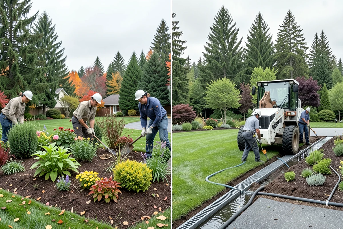 Perennial Planting in Hunts Point, King County, WA - Select perennials for the site and bloom sequence