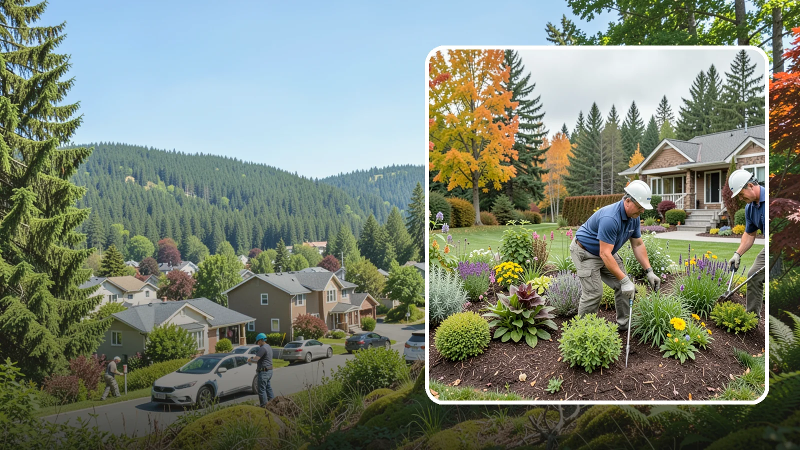 Perennial Planting in Index, Snohomish County, WA - Long-lived perennials that return and fill in year after year for lasting, low-cost color.