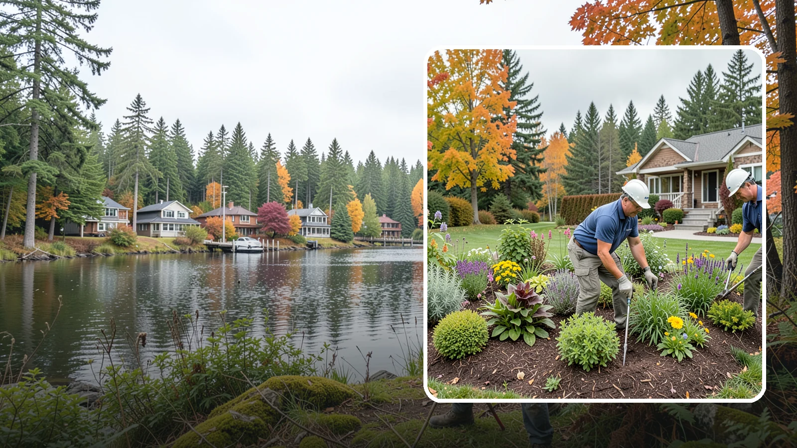 Perennial Planting in La Conner, Skagit County, WA - Long-lived perennials that return and fill in year after year for lasting, low-cost color.