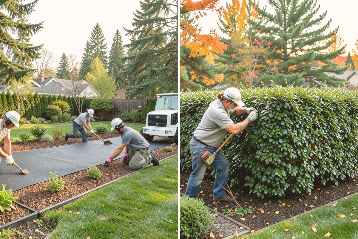 Perennial Planting in Lynnwood, Snohomish County, WA - Select perennials for the site and bloom sequence