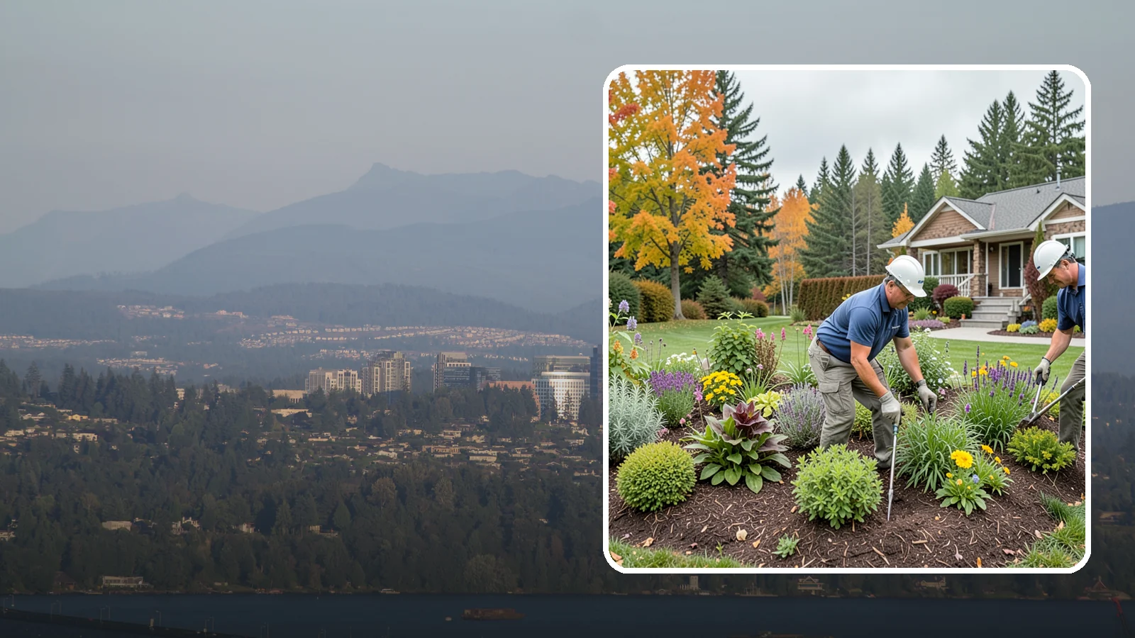 Perennial Planting in Medina, King County, WA - Long-lived perennials that return and fill in year after year for lasting, low-cost color.