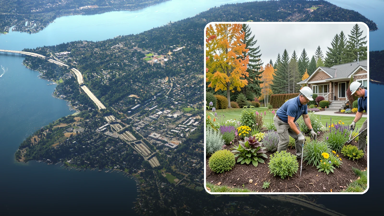 Perennial Planting in Mercer Island, King County, WA - Long-lived perennials that return and fill in year after year for lasting, low-cost color.