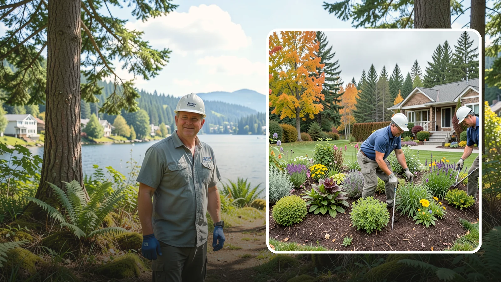 Perennial Planting in Milton, King County, WA - Long-lived perennials that return and fill in year after year for lasting, low-cost color.