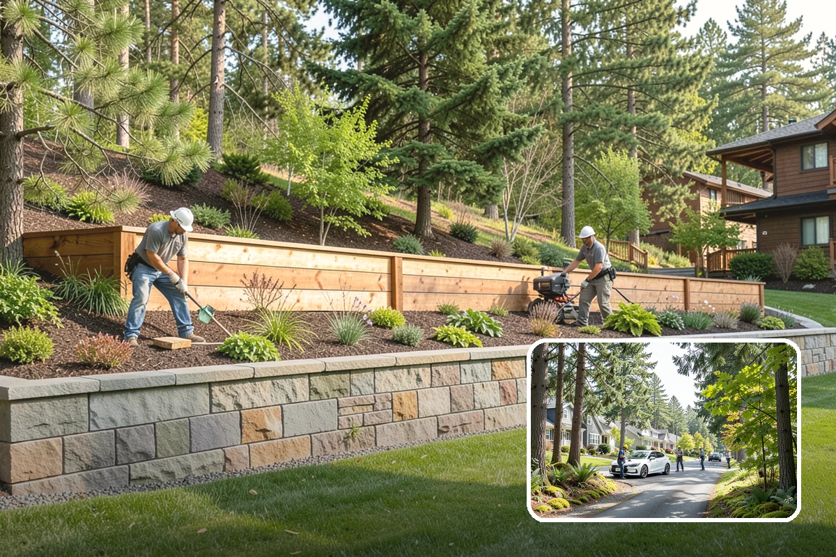 Perennial Planting in Normandy Park, King County, WA - Plants that return and improve every year